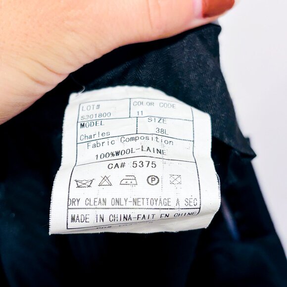 BETENLY Charcoal wool dress pant | Men’s 38 * - Picture 4 of 11